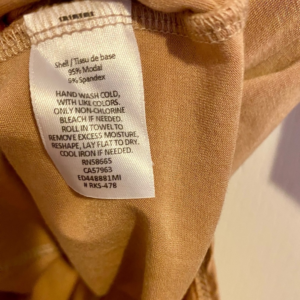 Open Edit Beige Top - Picture 3 of 5